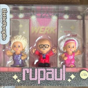 Little People RuPaul Doll Set - New in box